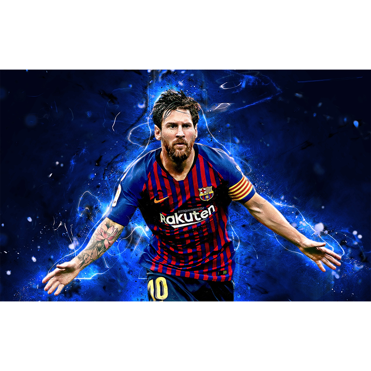 تابلو شاسی چاپ سی طرح لیونل مسی