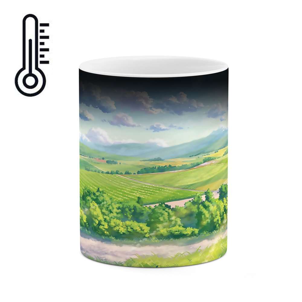 ماگ حرارتی طرح منظره انیمه  مدل mgph10021