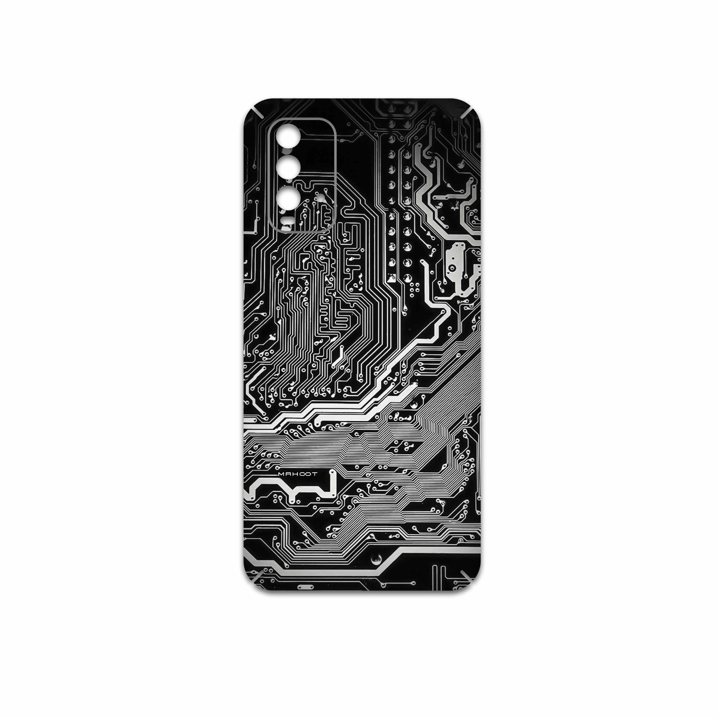 برچسب پوششی ماهوت مدل Black Printed Circuit Board مناسب برای گوشی موبایل شیائومی Redmi 9T
