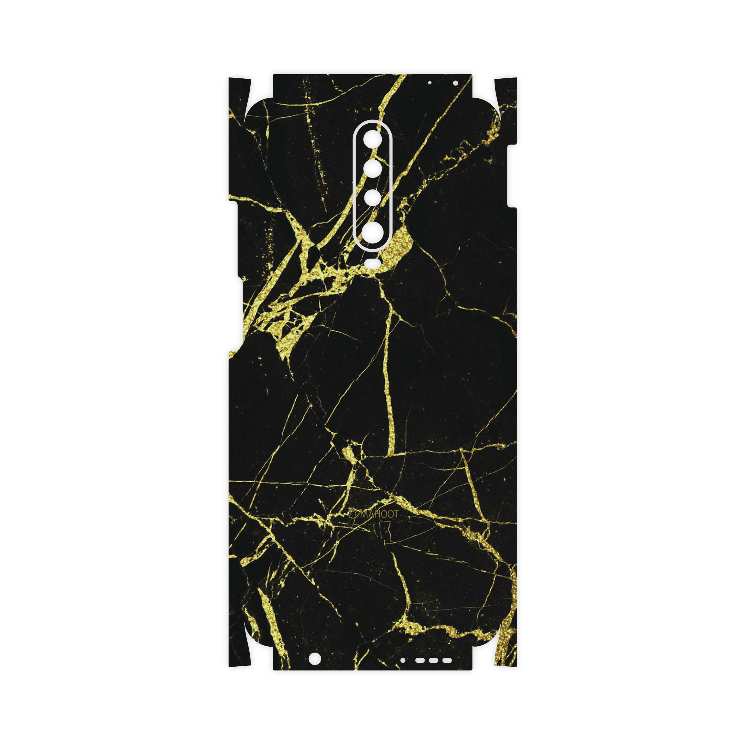 برچسب پوششی ماهوت مدل Graphite-Gold-Marble-FullSkin مناسب برای گوشی موبایل شیائومی Redmi K30