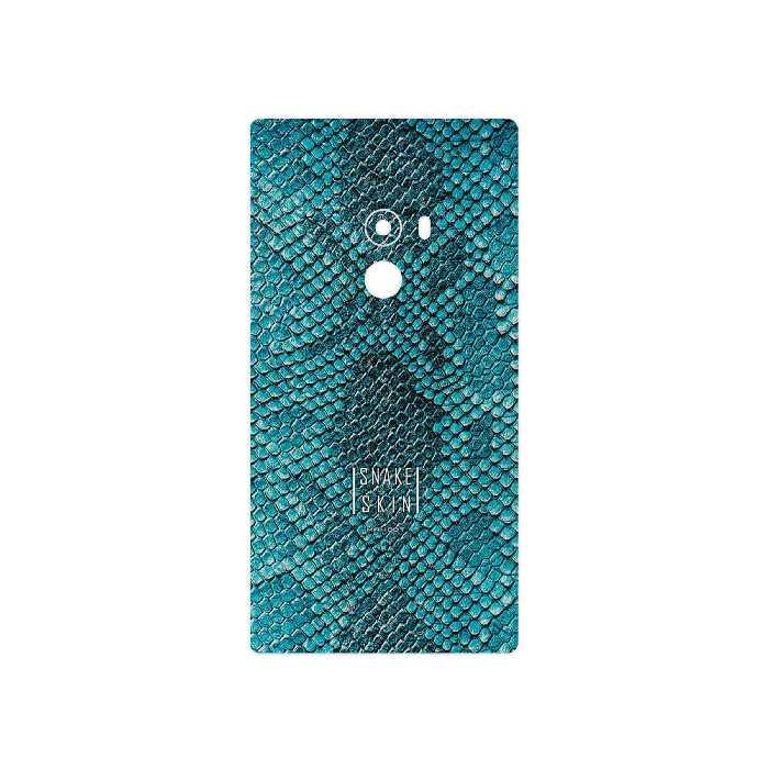 برچسب پوششی ماهوت مدل Blue Snake Skin مناسب برای گوشی موبایل شیائومی Mi Mix