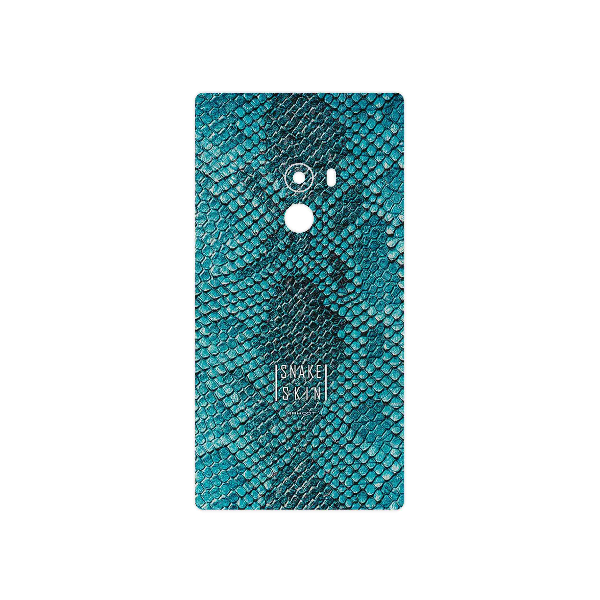 برچسب پوششی ماهوت مدل Blue Snake Skin مناسب برای گوشی موبایل شیائومی Mi Mix