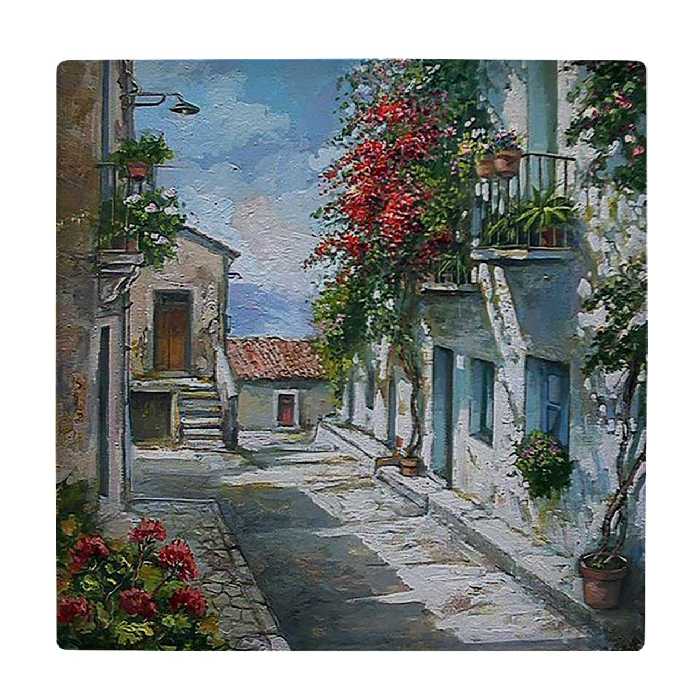  کاشی کارنیلا طرح کوچه ایتالیایی کد wkk3286