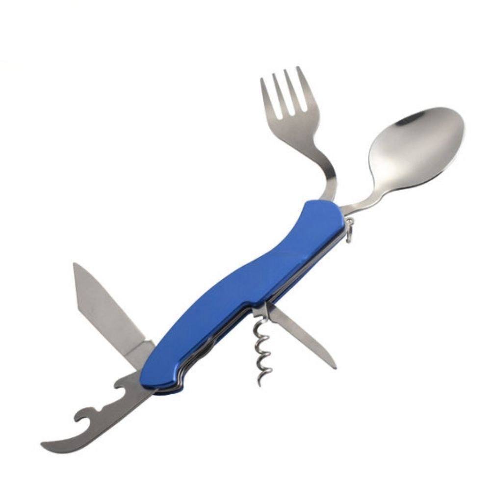 خرید و قیمت ست قاشق چنگال استیل مدل سرهم کشویی