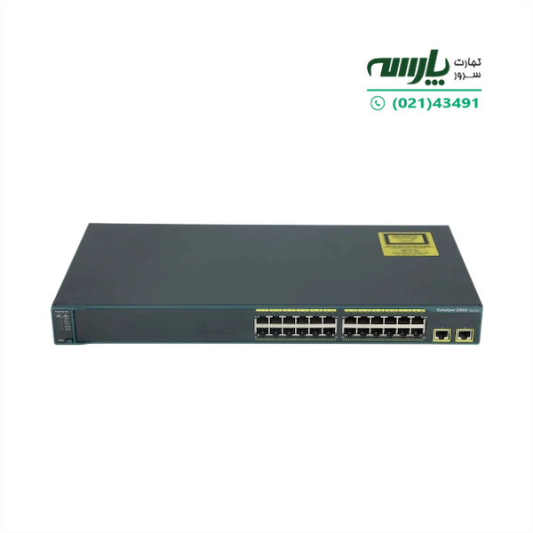 سوئیچ شبکه سیسکو 24 پورت WS-C2960-24TT-L