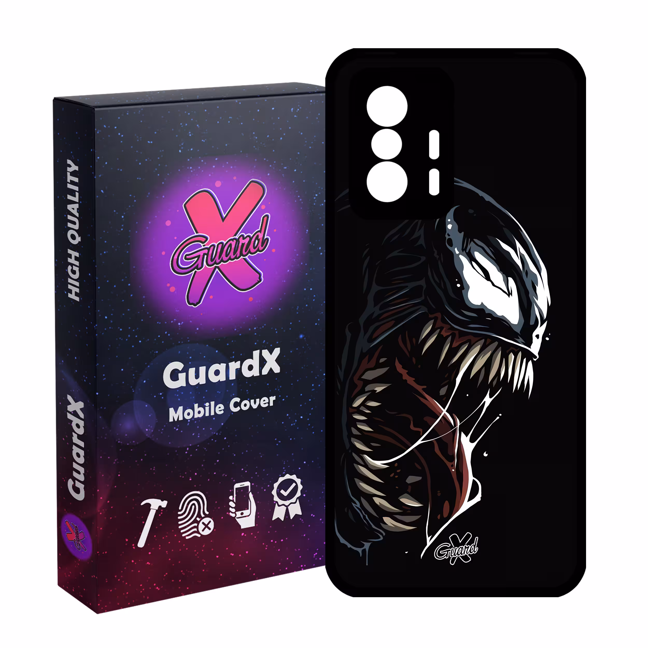 کاور گارد ایکس طرح ونوم مدل Glass10472 مناسب برای گوشی موبایل شیائومی 11T Pro / 11T