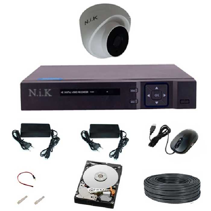 سیستم امنیتی ان آی کی مدل AHD D214 _ 2MP