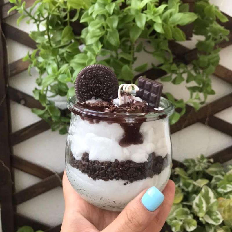 شمع دسر شکلاتی 