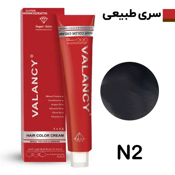 والانسی رنگ موطبیعی شمارهN2