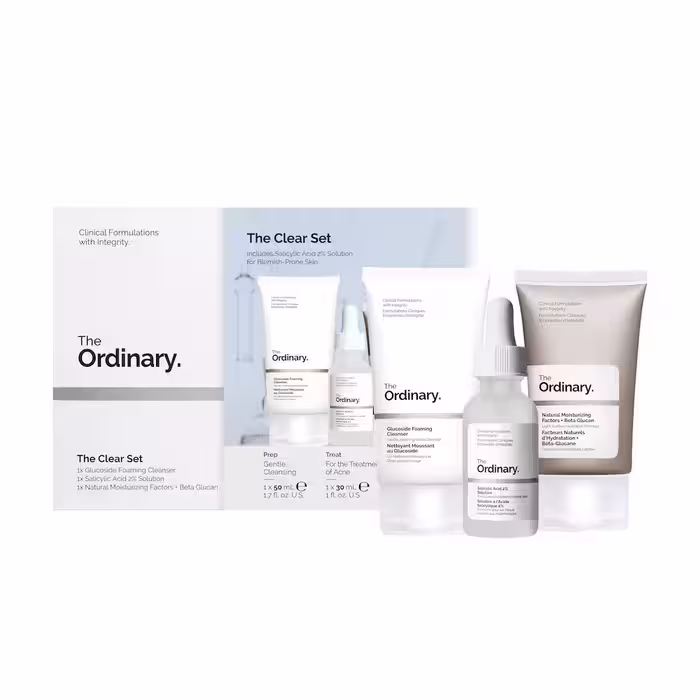 مجموعه مراقبت از پوست دی اوردینری مدل The Clear بسته 3 عددی