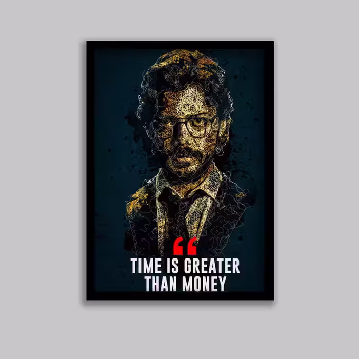 تابلو مدل پروفسور سریال خانه کاغذی Money Heist کد LA-G10642-2 | دنیای قاب