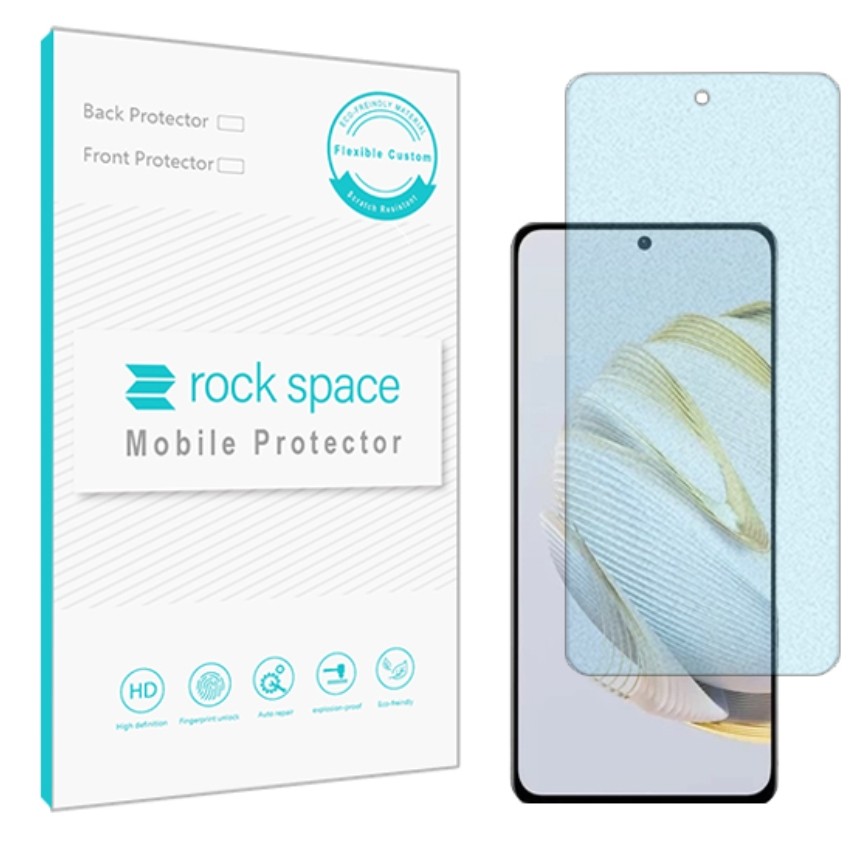  گلس نانو مات بلوکات (ضد اشعه آبی) و ضد ضربه هواوی Nova 10 SE برند راک اسپیس