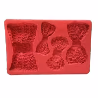 قالب فوندانت به گز مدل پاپیون بافت