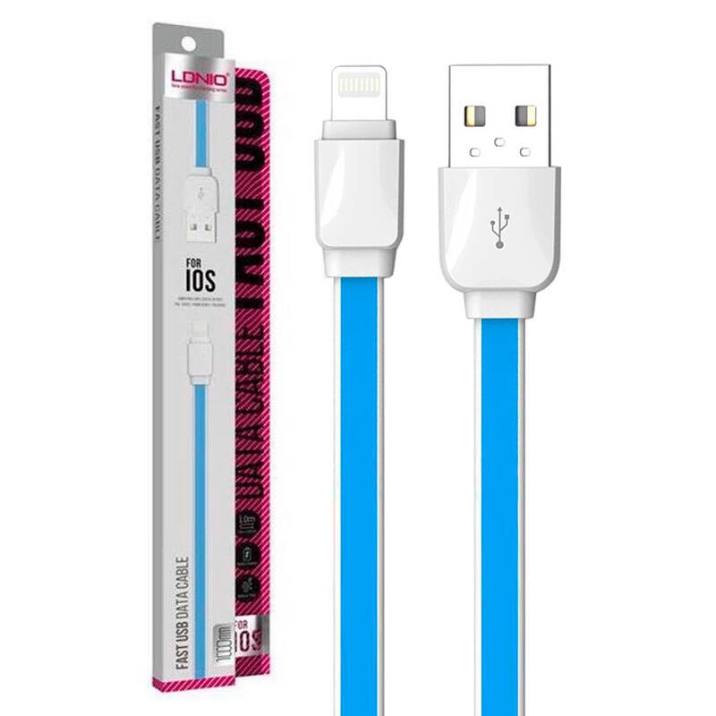 کابل آیفونی فست شارژ Ldnio XS-07 2.1A 1m