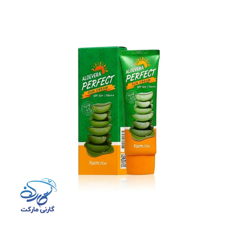 کرم ضد آفتاب مرطوب‌کننده آلوئه‌ورا فارم استی