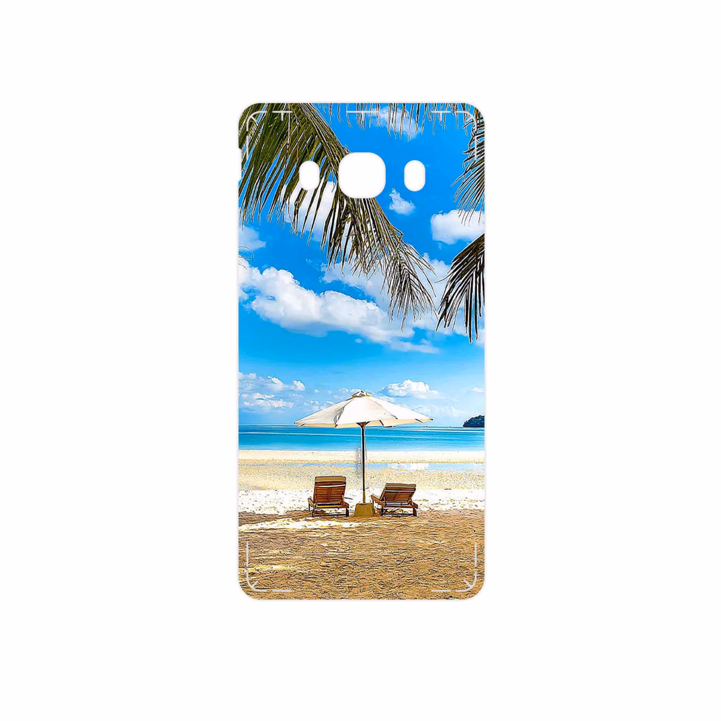 برچسب پوششی ماهوت مدل Beach مناسب برای گوشی موبایل سامسونگ Galaxy J5 2016