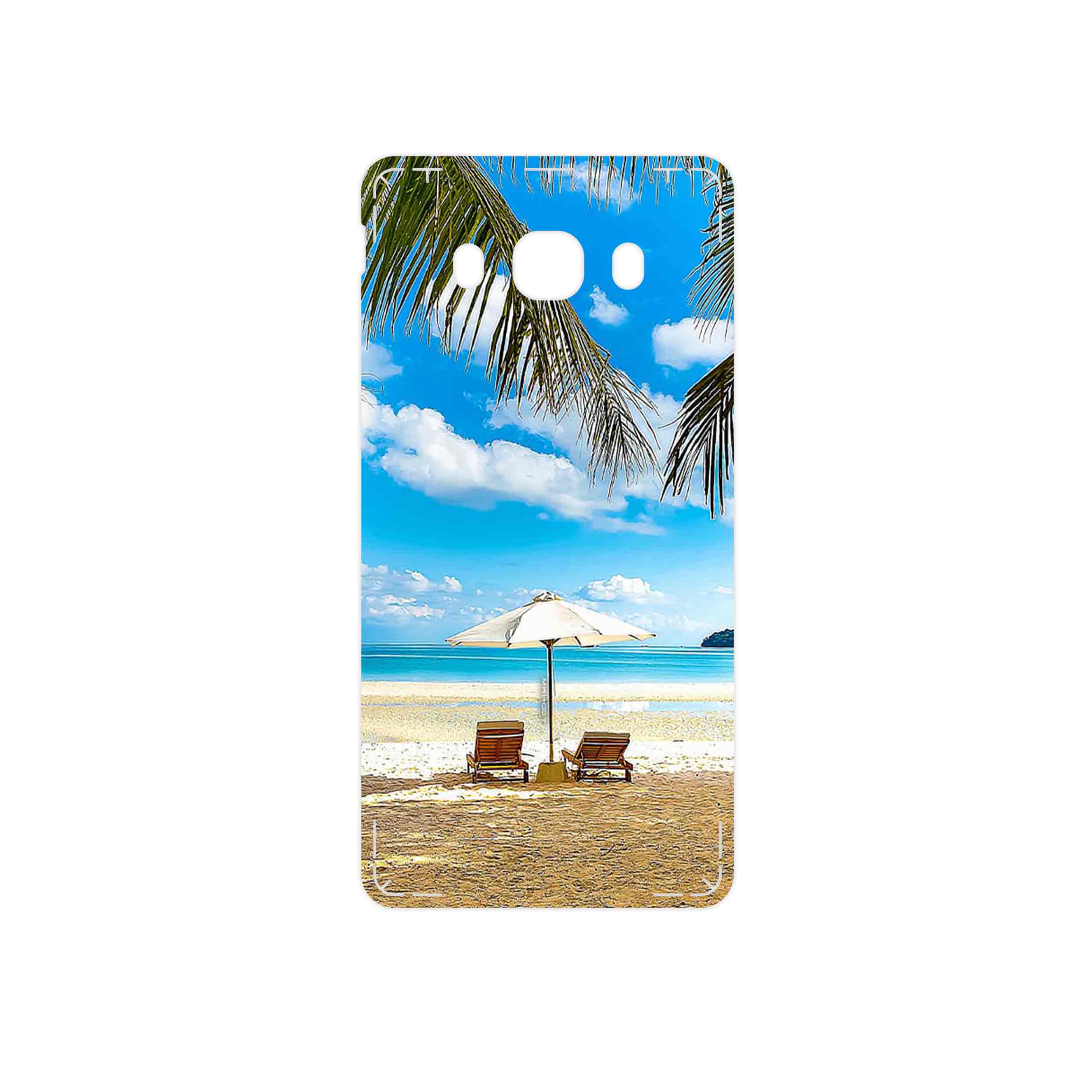 برچسب پوششی ماهوت مدل Beach مناسب برای گوشی موبایل سامسونگ Galaxy J5 2016