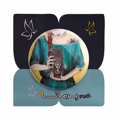 پیکسل پرمانه طرح دختر عکاس کد pm.5212 
