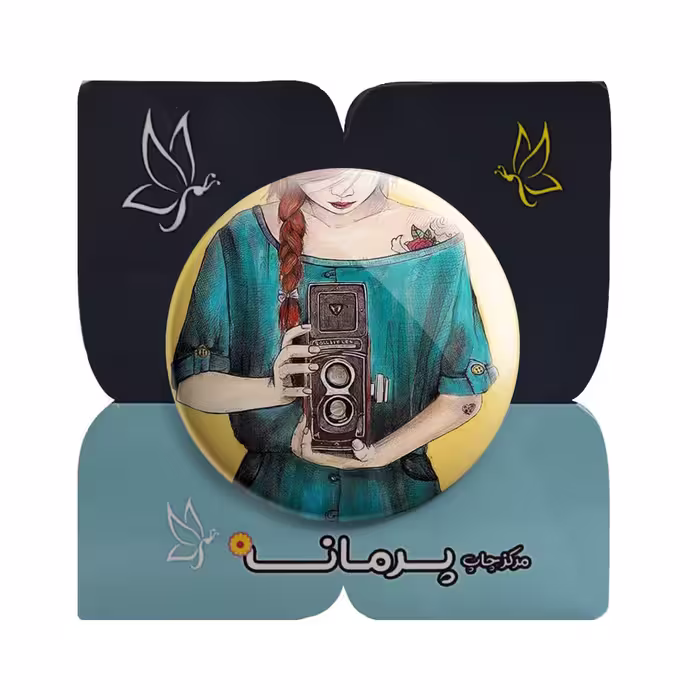 پیکسل پرمانه طرح دختر عکاس کد pm.5212 