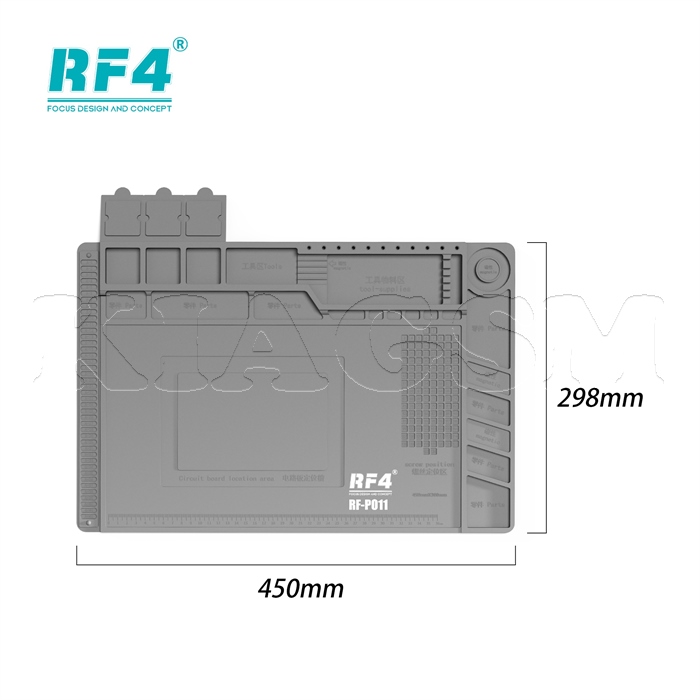 پد سیلیکونی نسوز مگنتی RF4 RF-PO11