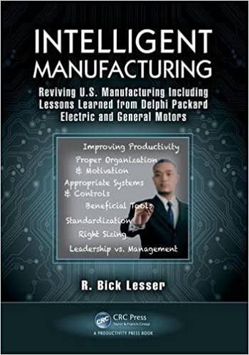  دانلود کتاب Intelligent Manufacturing - Reviving U.S. Manufacturing Including Lessons Learned From Delphi Packard Electric And General Motors, 2013 - دانلود کتاب های دانشگاهی