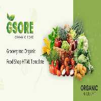 دانلود قالب HTML سوپرمارکت Gsore