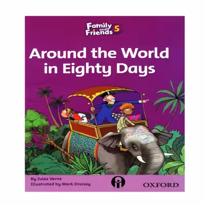 کتاب Around the World in Eighty Days اثر Jules Verne انتشارات الوند پویان