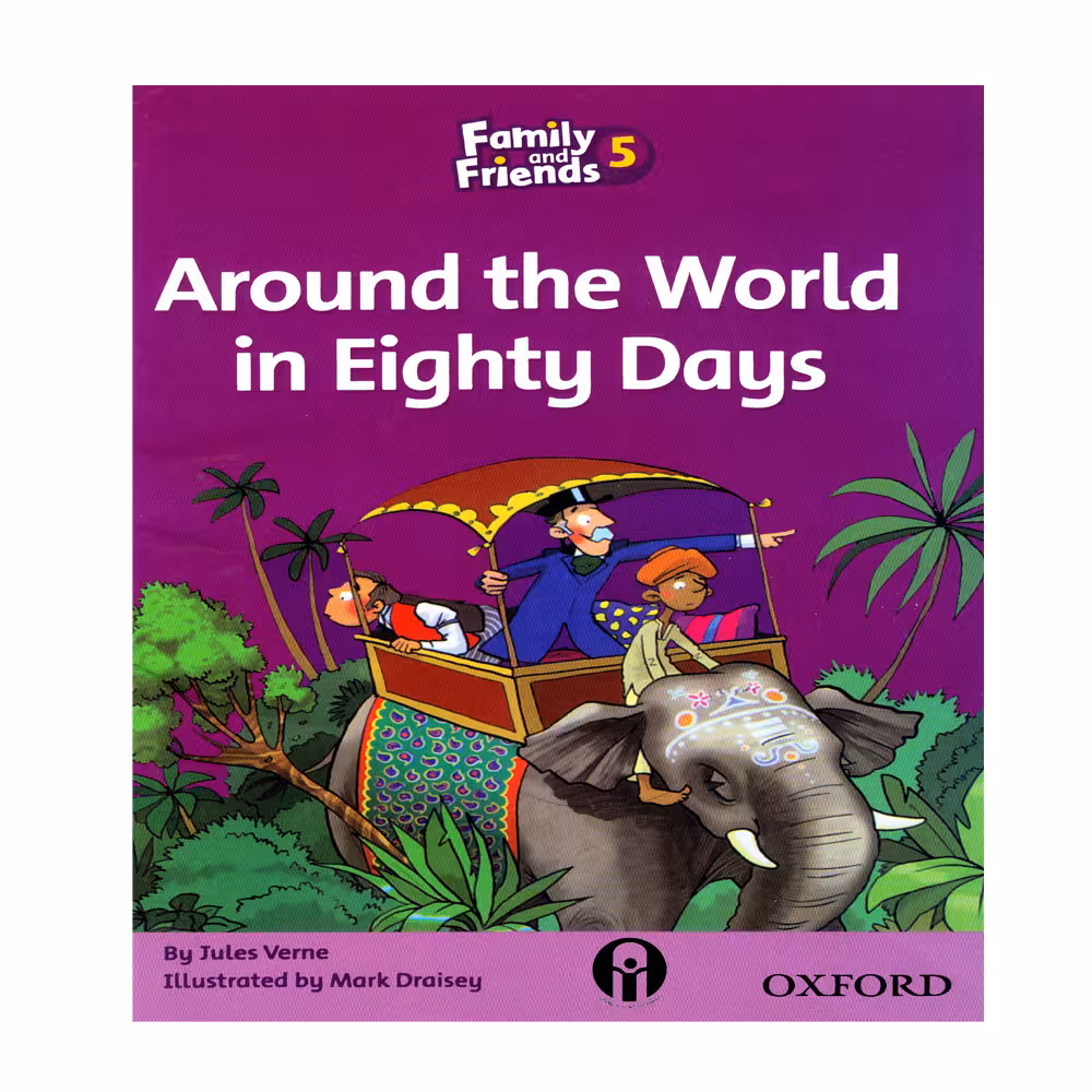 کتاب Around the World in Eighty Days اثر Jules Verne انتشارات الوند پویان