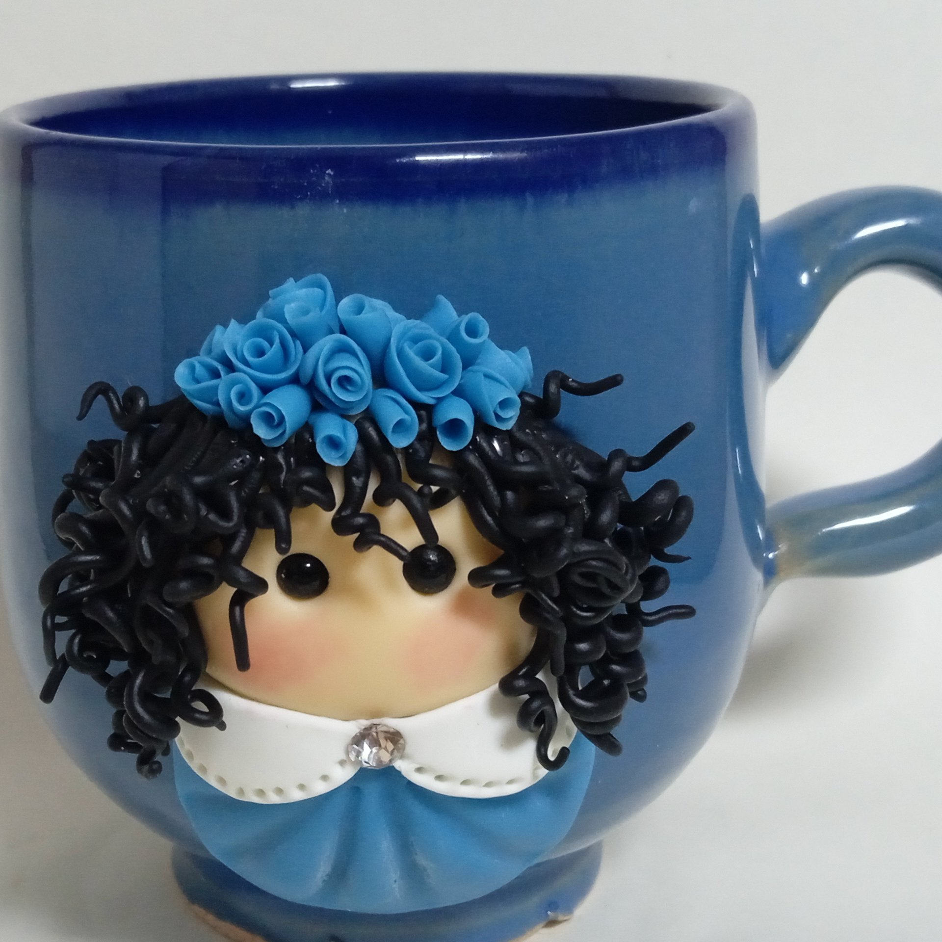 ماگ با عروسک خمیری (قابل شستشو)