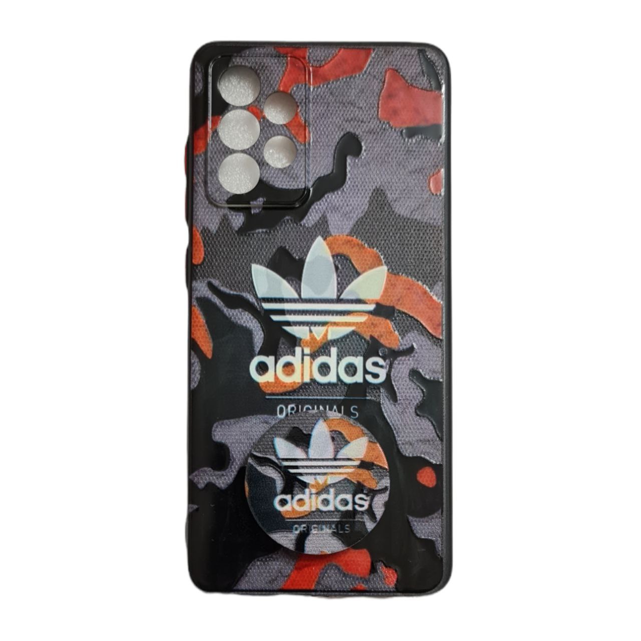 کاور طرح چریکی کد 532 مناسب برای گوشی موبایل سامسونگ Galaxy A52 به همراه پاپ سوکت