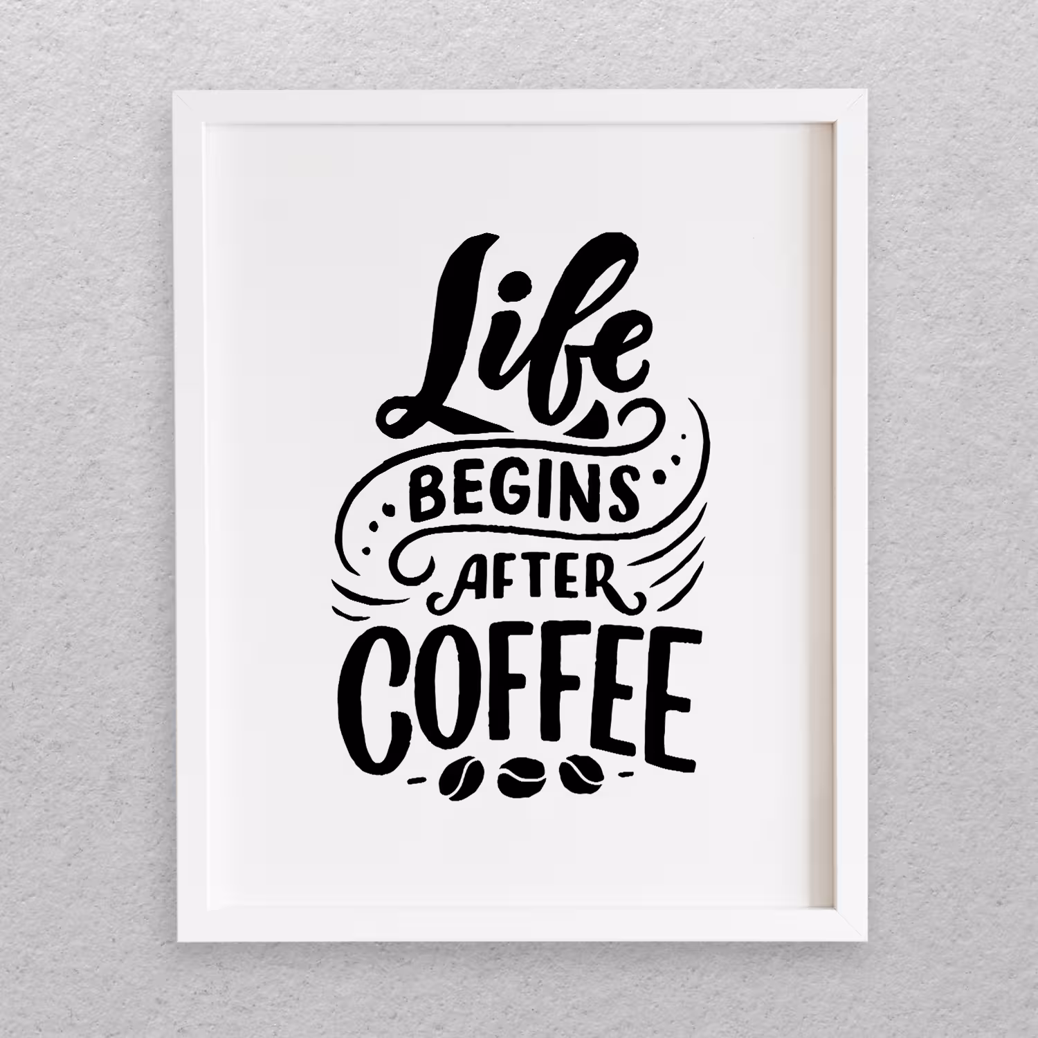 تابلو مدل نوشته انگلیسی طرح COFFEE کد 725