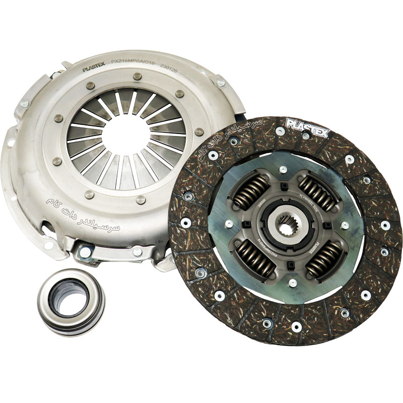 کیت کلاچ کوییک ساینا و تیبا 215 پری دمپر پلاستکس - Plastex