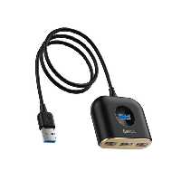 هاب شارژر چهار پورت باسئوس CAHUB-AY01