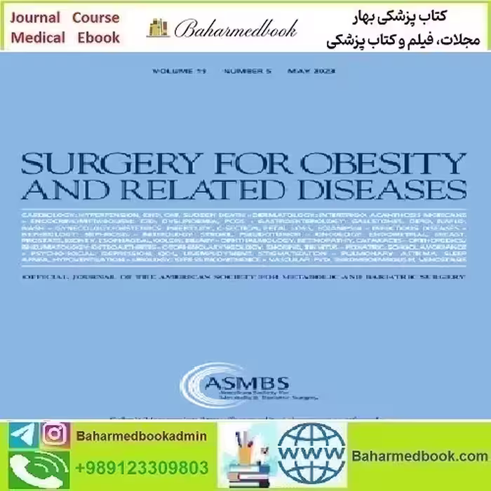 Surgery for Obesity and Related Diseases Volume 17 Issue 1 to 1
