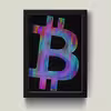 تابلو مدل دکوراتیو Bitcoin کدS1636-b