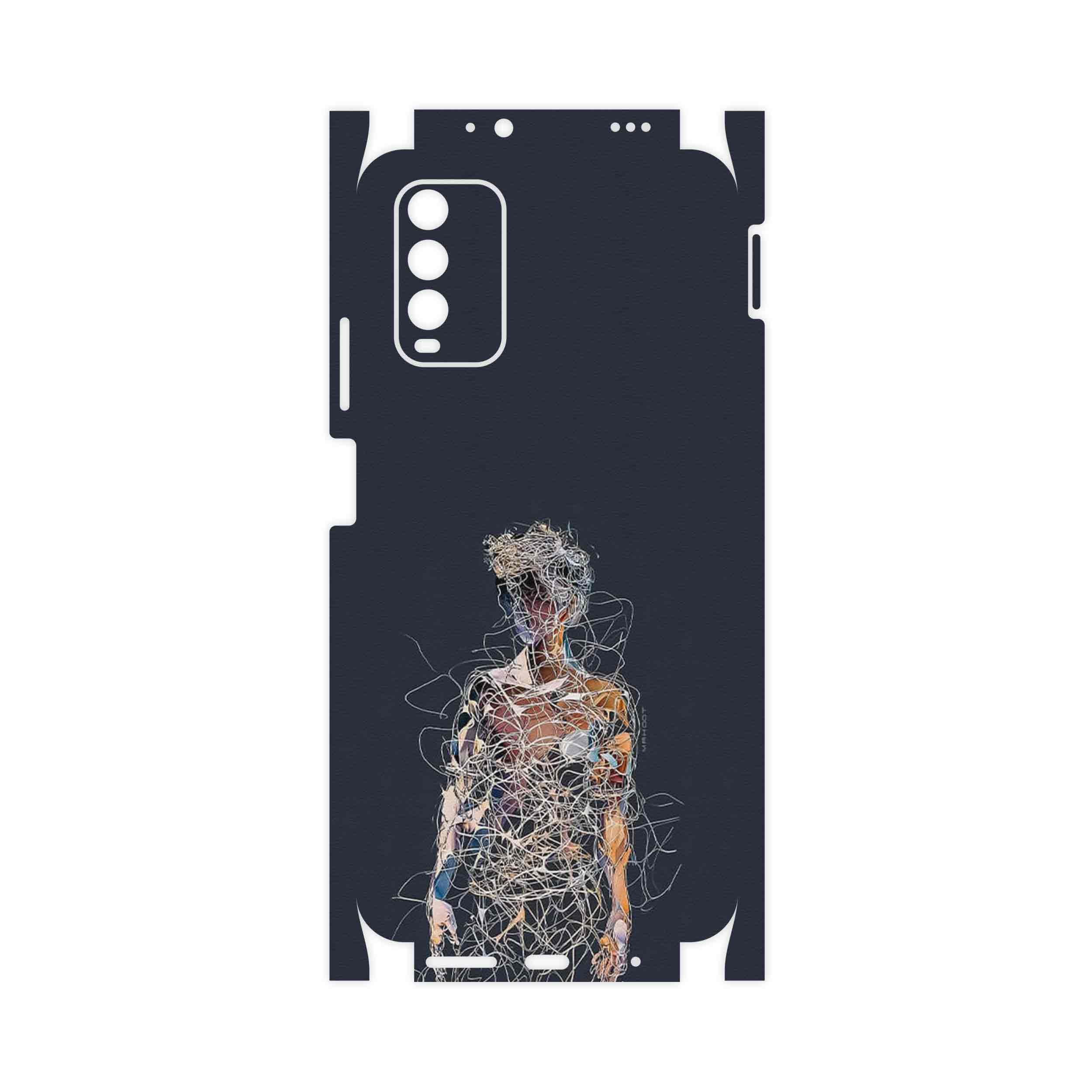 برچسب پوششی ماهوت مدل Strings Digital Art 1-FullSkin مناسب برای گوشی موبایل شیائومی Redmi 9T