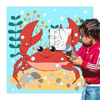 کاردستی نقاشی غول پیکر« خرچنگ مرداب»