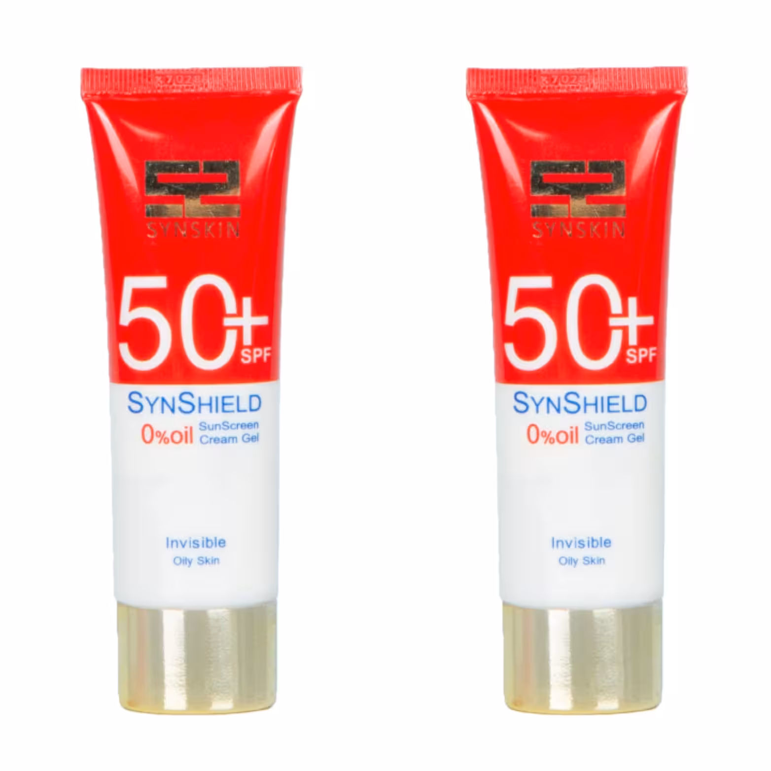 کرم ژل ضد آفتاب سان اسکین مدل Invisible حجم 50 میلی لیتر مجموعه 2 عددی