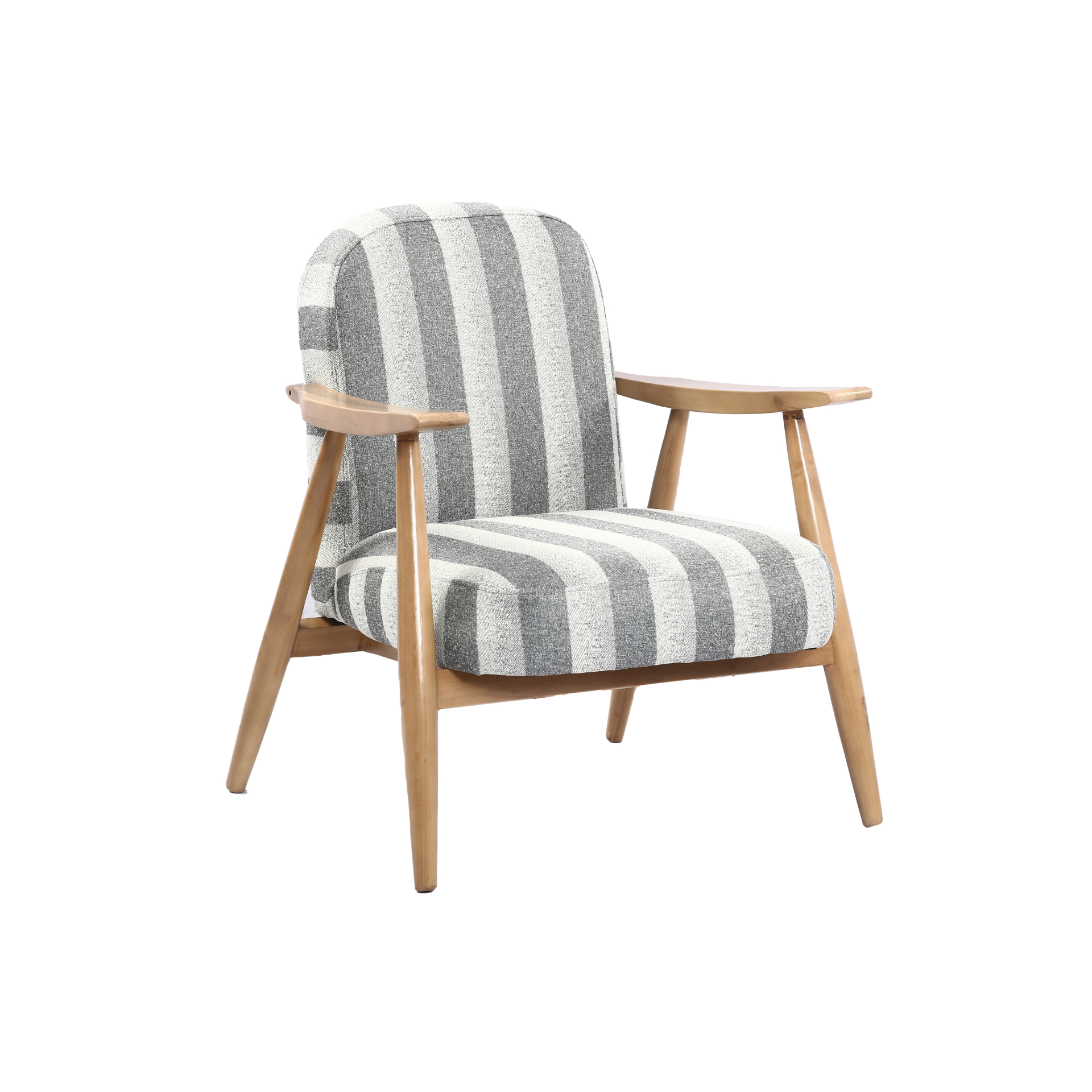 مبل تک نفره مدل مینیمال چوبی