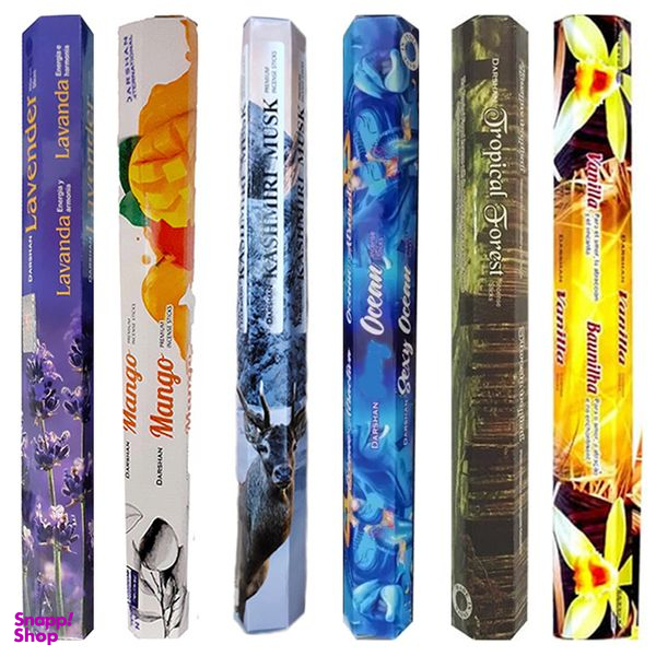 عود دارشان مدل ترکیبی کد Mix615 مجموعه 6 عددی