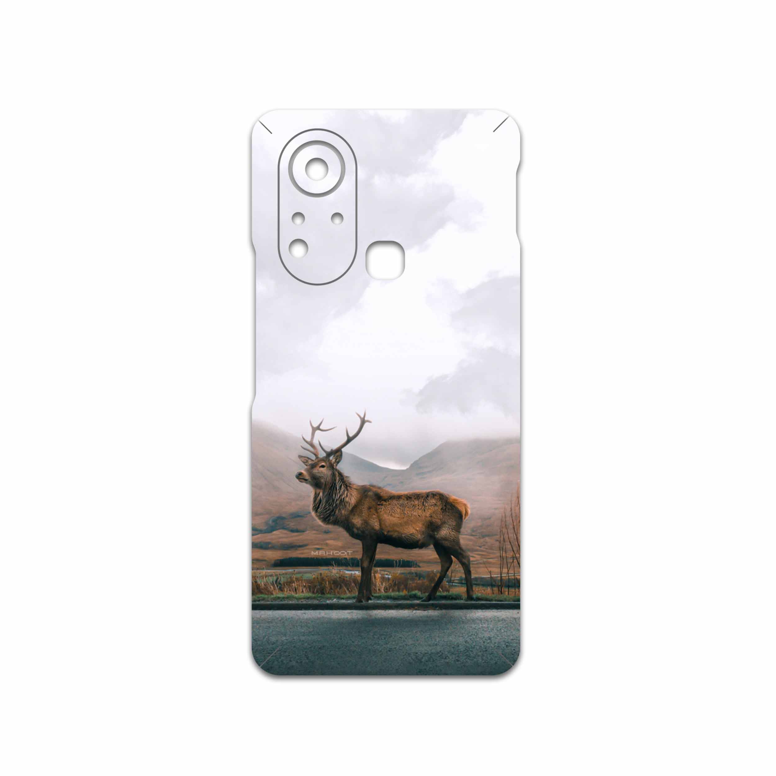 برچسب پوششی ماهوت مدل Horned-Deer مناسب برای گوشی موبایل اینفینیکس Hot 11s