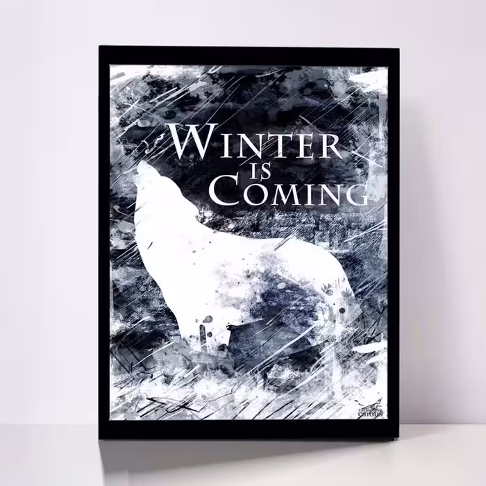 تابلو مدل Game of Thrones کد F-2285 | دنیای قاب
