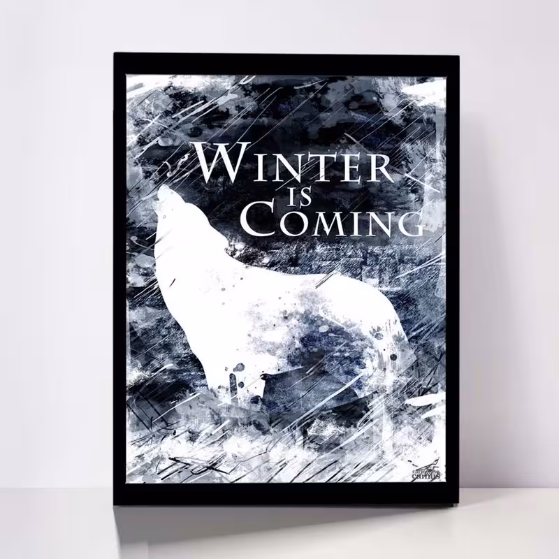 تابلو مدل Game of Thrones کد F-2285 | دنیای قاب