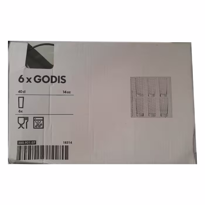لیوان ایکیا مدل 6xgodis بسته6 عددی