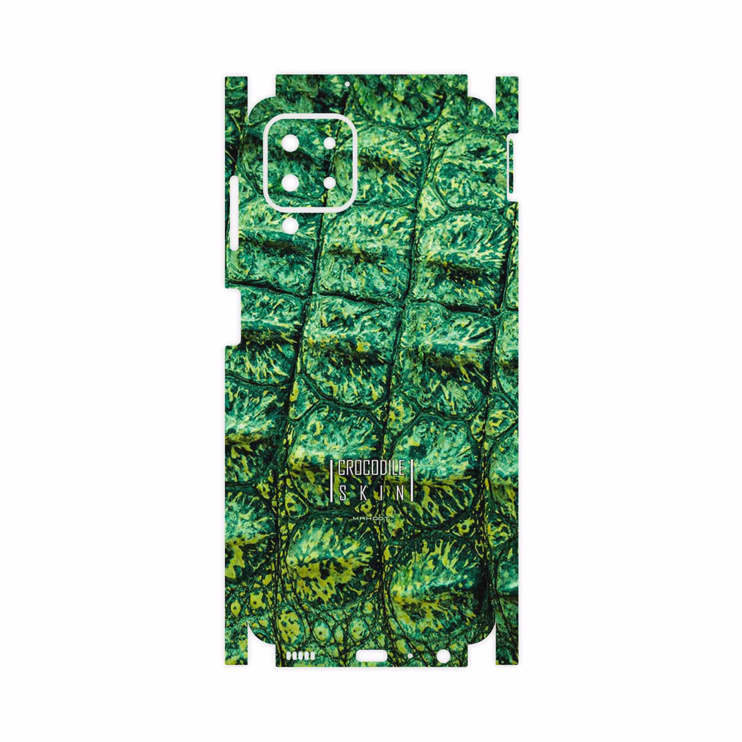 برچسب پوششی ماهوت مدل Crocodile Skin-FullSkin مناسب برای گوشی موبایل سامسونگ Galaxy A22 4G