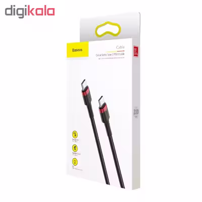 کابل USB-C باسئوس مدل CATKLF-H91 طول 2 متر