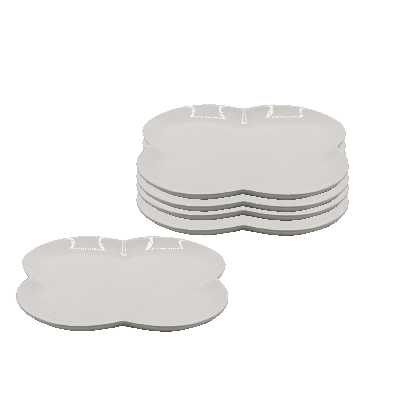 پیش دستی بی.وی.کی طرح Butterfly کد 607320 بسته 6 عددی