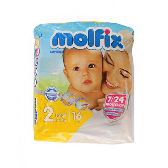 پوشک نوزادی سایز 2 (16 عددی) Molfix