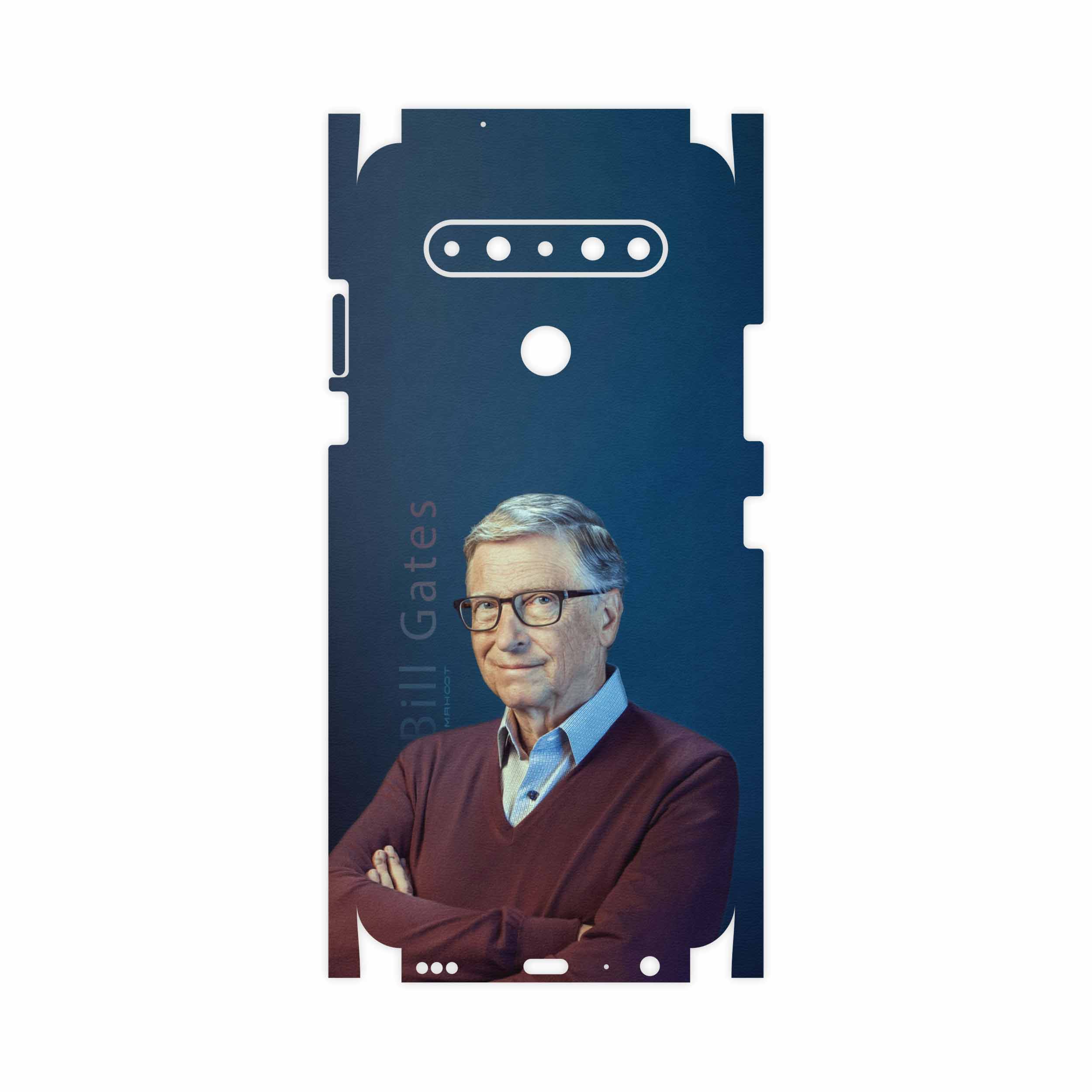 برچسب پوششی ماهوت مدل Bill-Gates-FullSkin مناسب برای گوشی موبایل ال جی K61