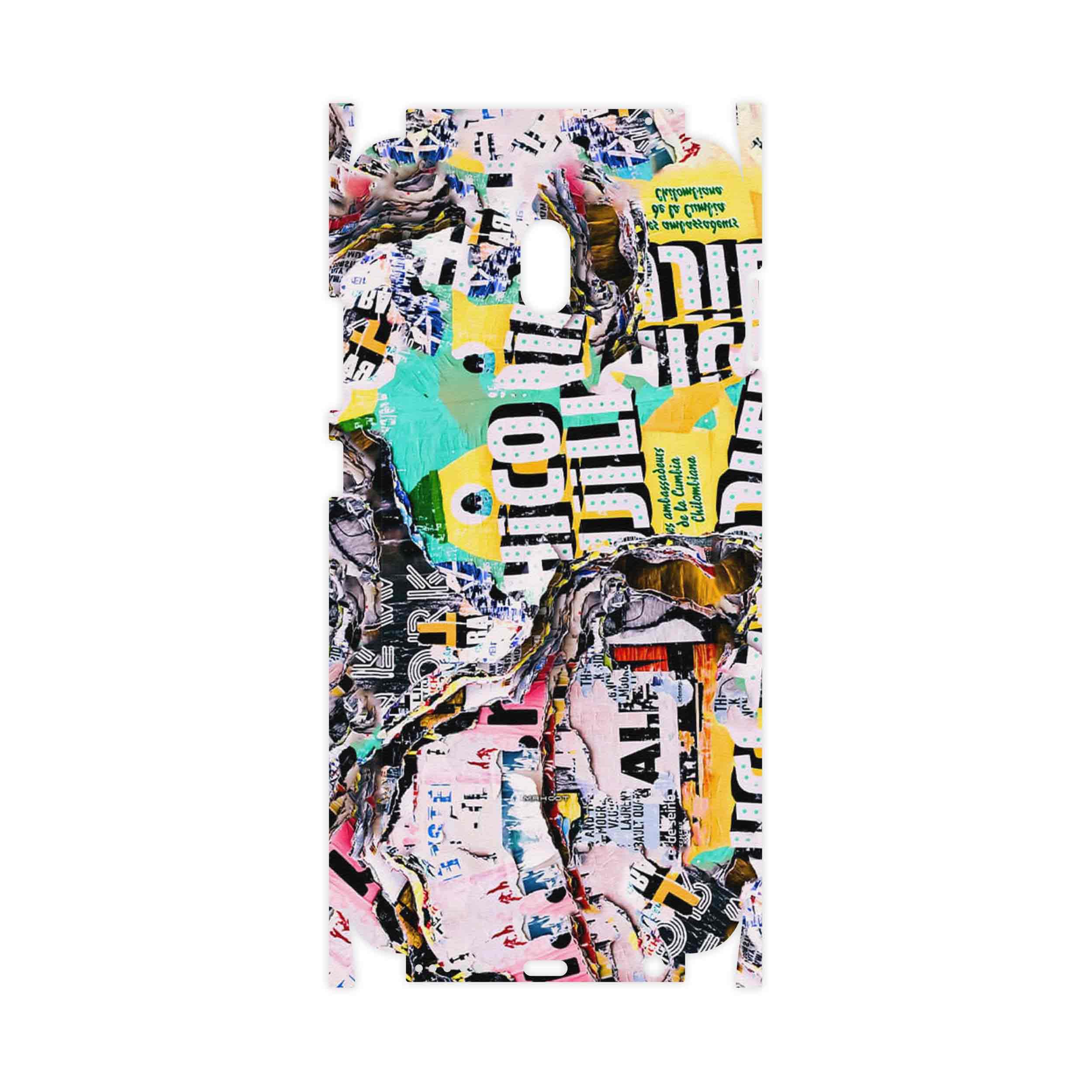 برچسب پوششی ماهوت مدل Collage of Teared Paper-FullSkin مناسب برای گوشی موبایل شیائومی Redmi 8A